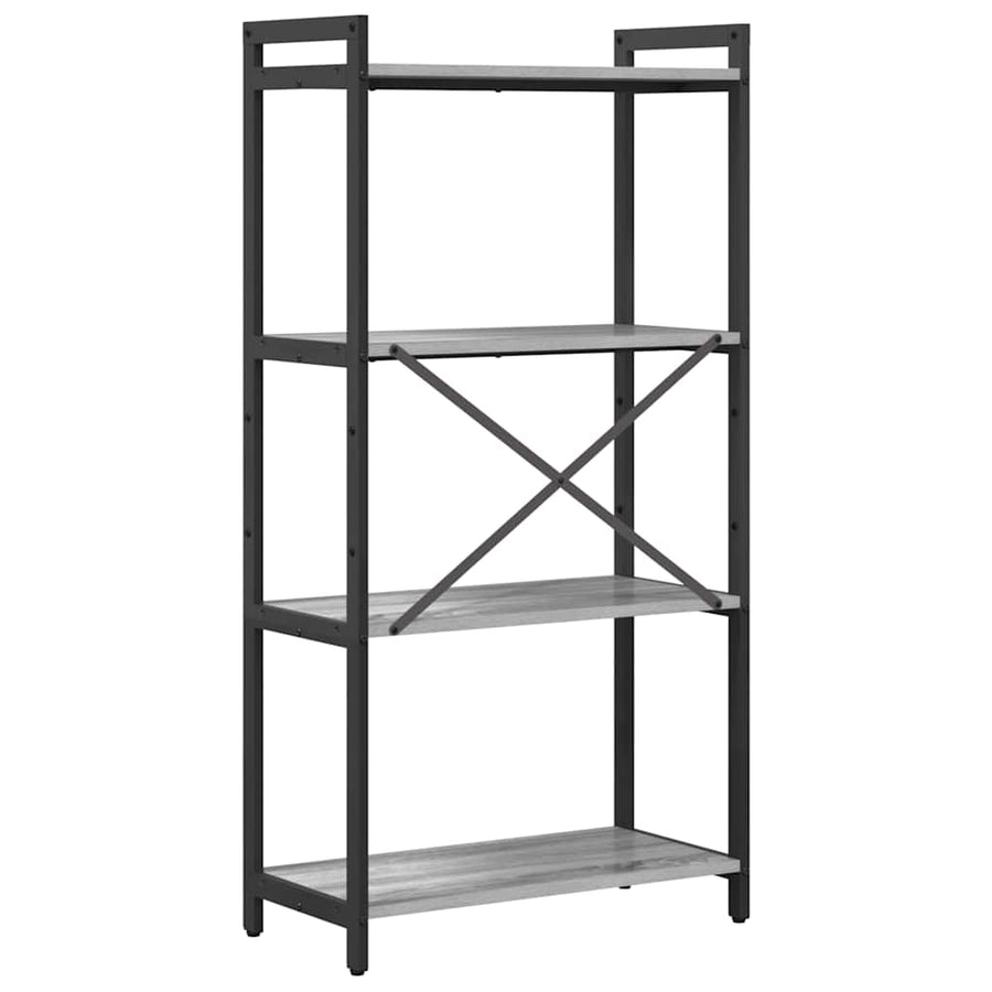 Boekenkast Grijs sonoma 60 x 30 x 118 cm Bewerkt hout