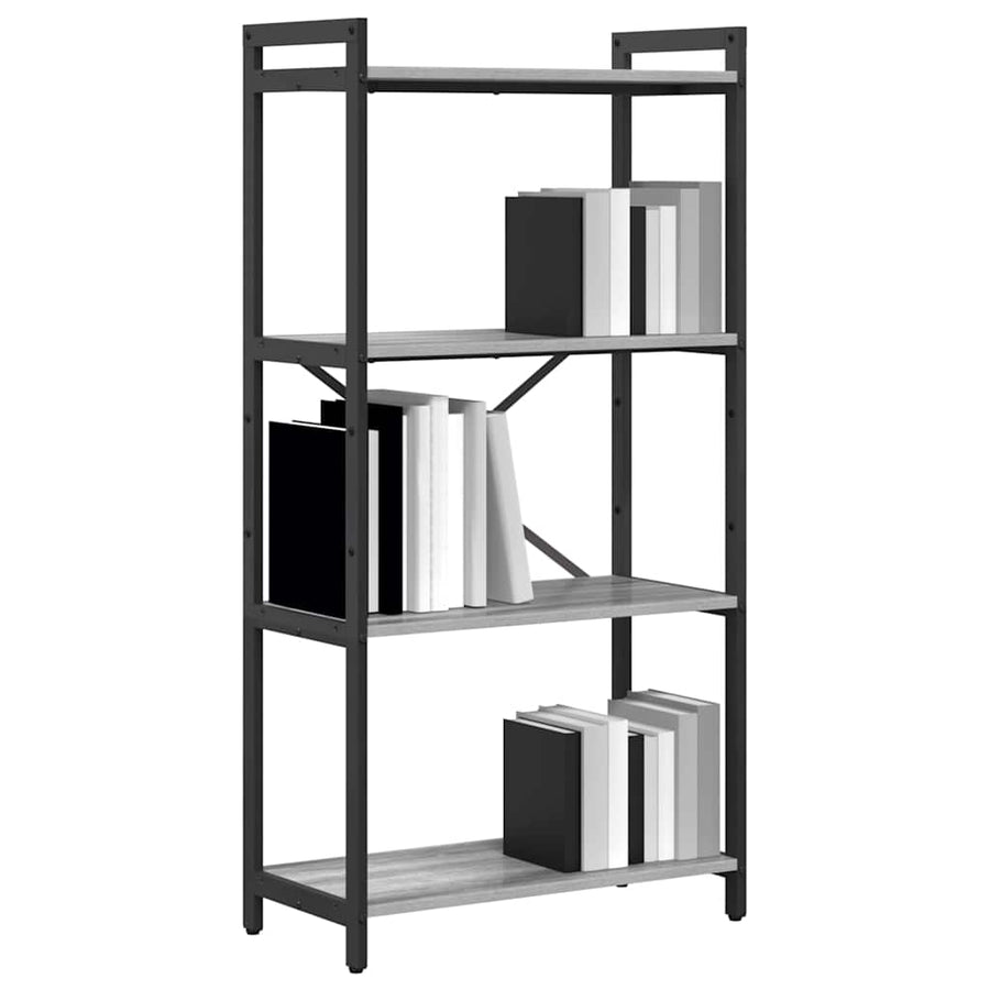 Boekenkast Grijs sonoma 60 x 30 x 118 cm Bewerkt hout
