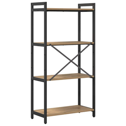Boekenkast artisanaal eikenkleurig 60 x 30 x 118 cm