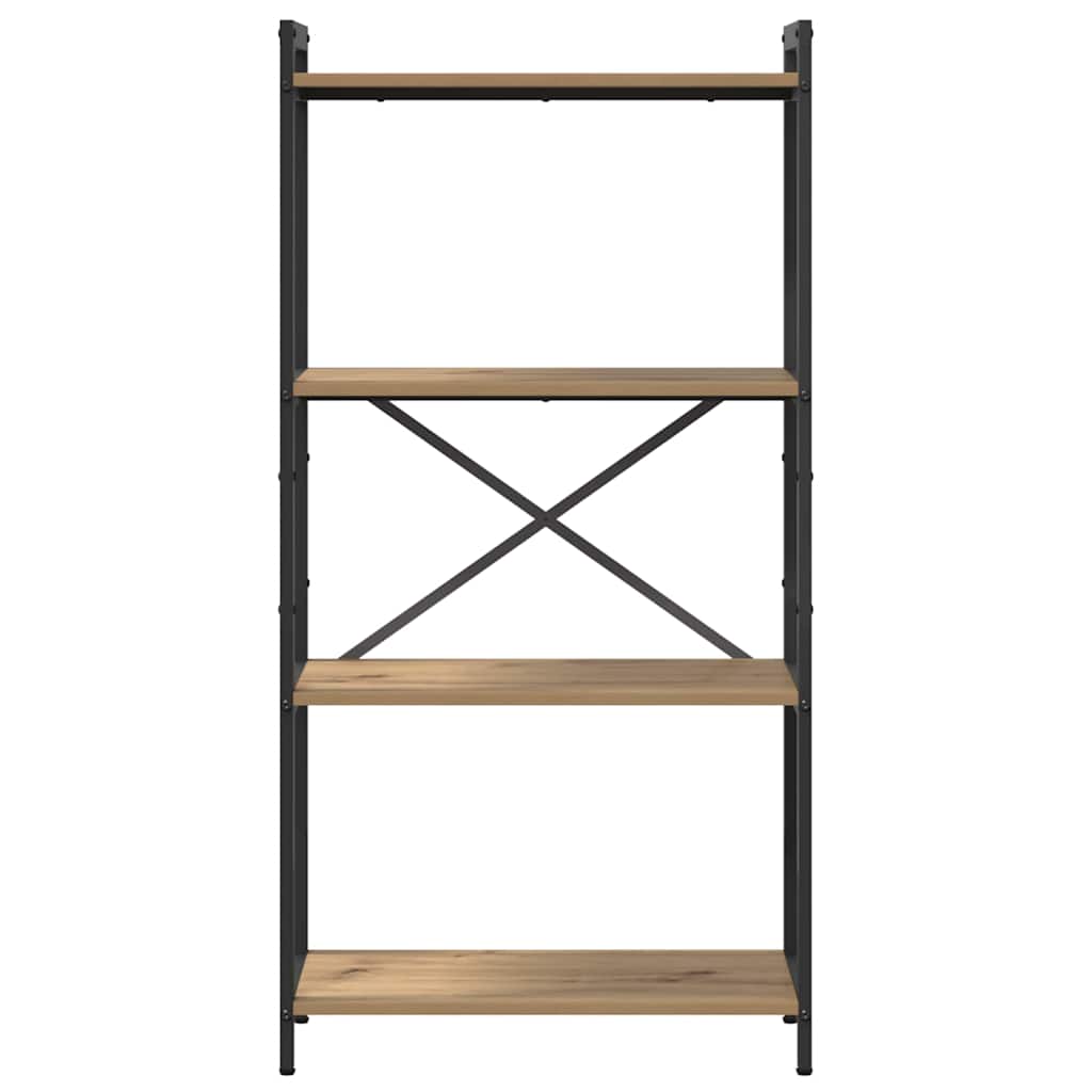 Boekenkast artisanaal eikenkleurig 60 x 30 x 118 cm