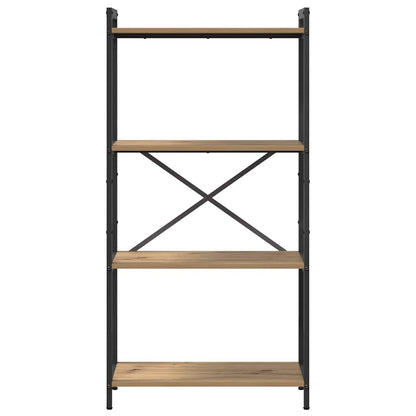 Boekenkast artisanaal eikenkleurig 60 x 30 x 118 cm