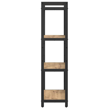Boekenkast artisanaal eikenkleurig 60 x 30 x 118 cm
