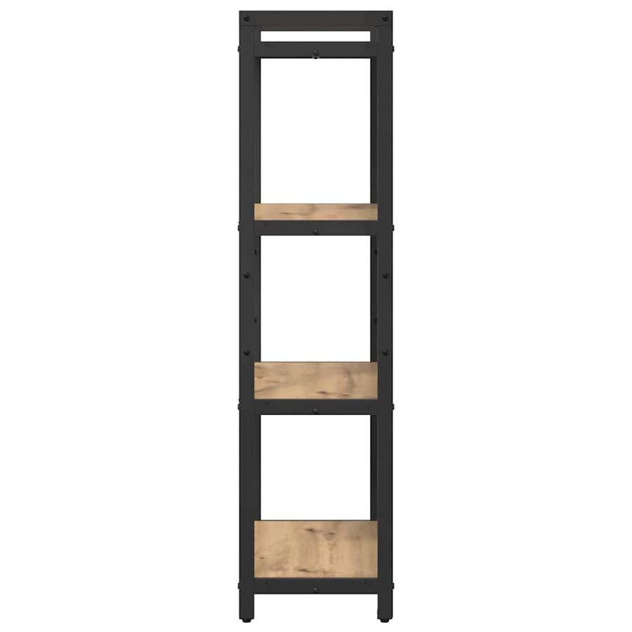 Boekenkast artisanaal eikenkleurig 60 x 30 x 118 cm