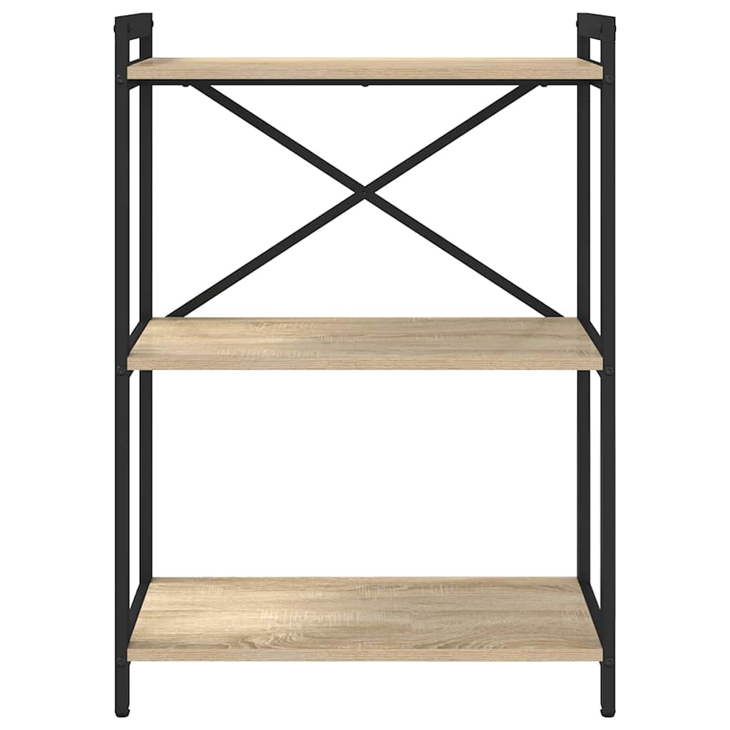 Boekenkast Sonoma eiken 60 x 30 x 83 cm Bewerkt hout
