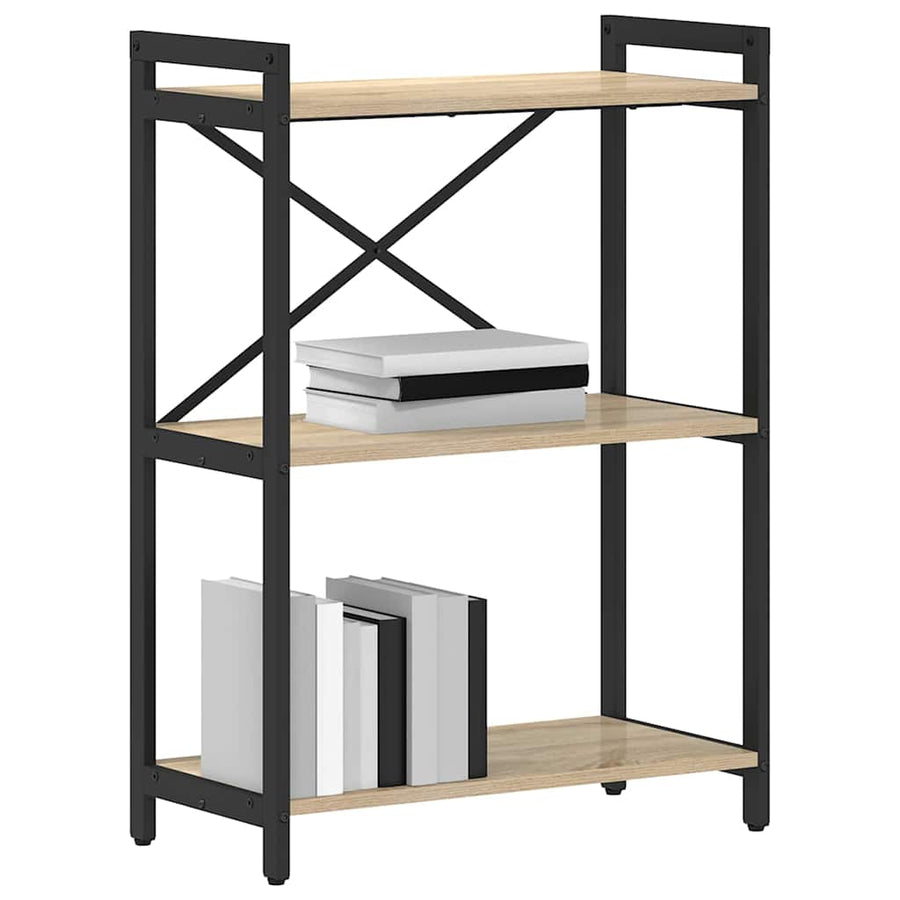 Boekenkast Sonoma eiken 60 x 30 x 83 cm Bewerkt hout