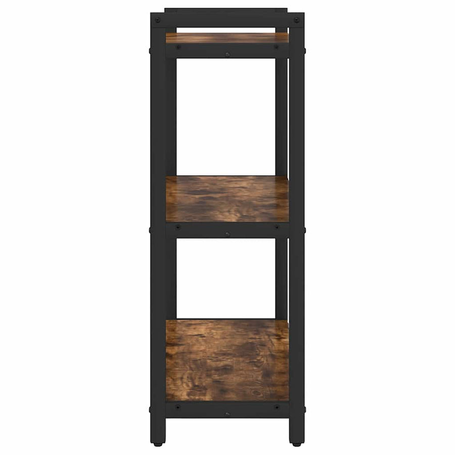 Boekenkast Gerookt eiken 60 x 30 x 83 cm Bewerkt hout