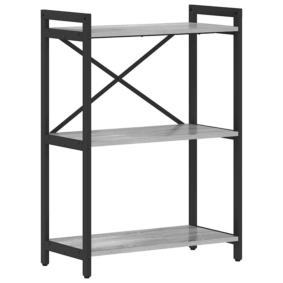 Boekenkast Grijs sonoma 60 x 30 x 83 cm Bewerkt hout