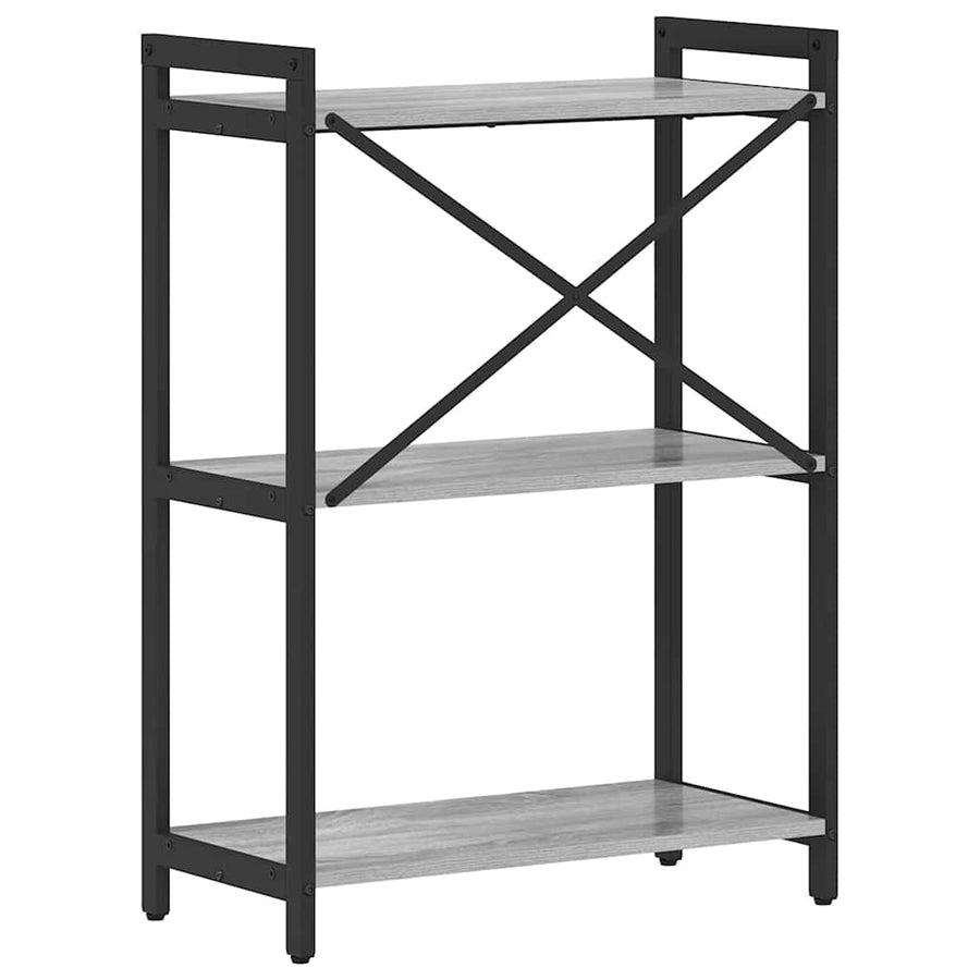 Boekenkast Grijs sonoma 60 x 30 x 83 cm Bewerkt hout