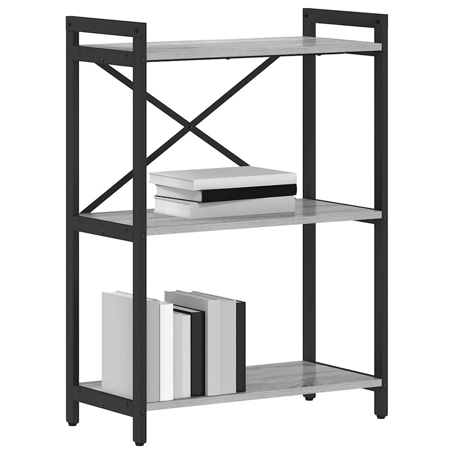 Boekenkast Grijs sonoma 60 x 30 x 83 cm Bewerkt hout