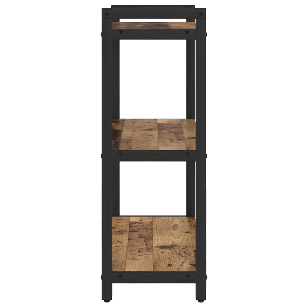 Boekenkast Oud hout 60 x 30 x 83 cm Bewerkt hout