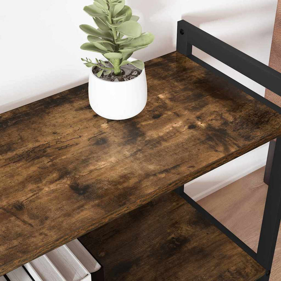 Boekenkast Gerookt eiken 60 x 30 x 48.5 cm Bewerkt hout