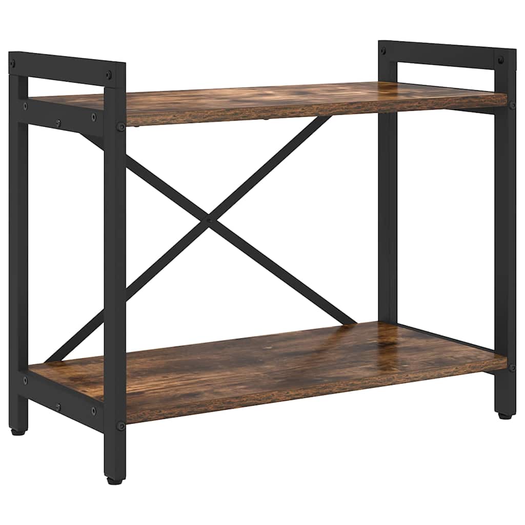 Boekenkast Gerookt eiken 60 x 30 x 48.5 cm Bewerkt hout