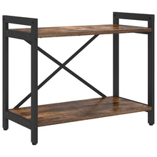 Boekenkast Gerookt eiken 60 x 30 x 48.5 cm Bewerkt hout