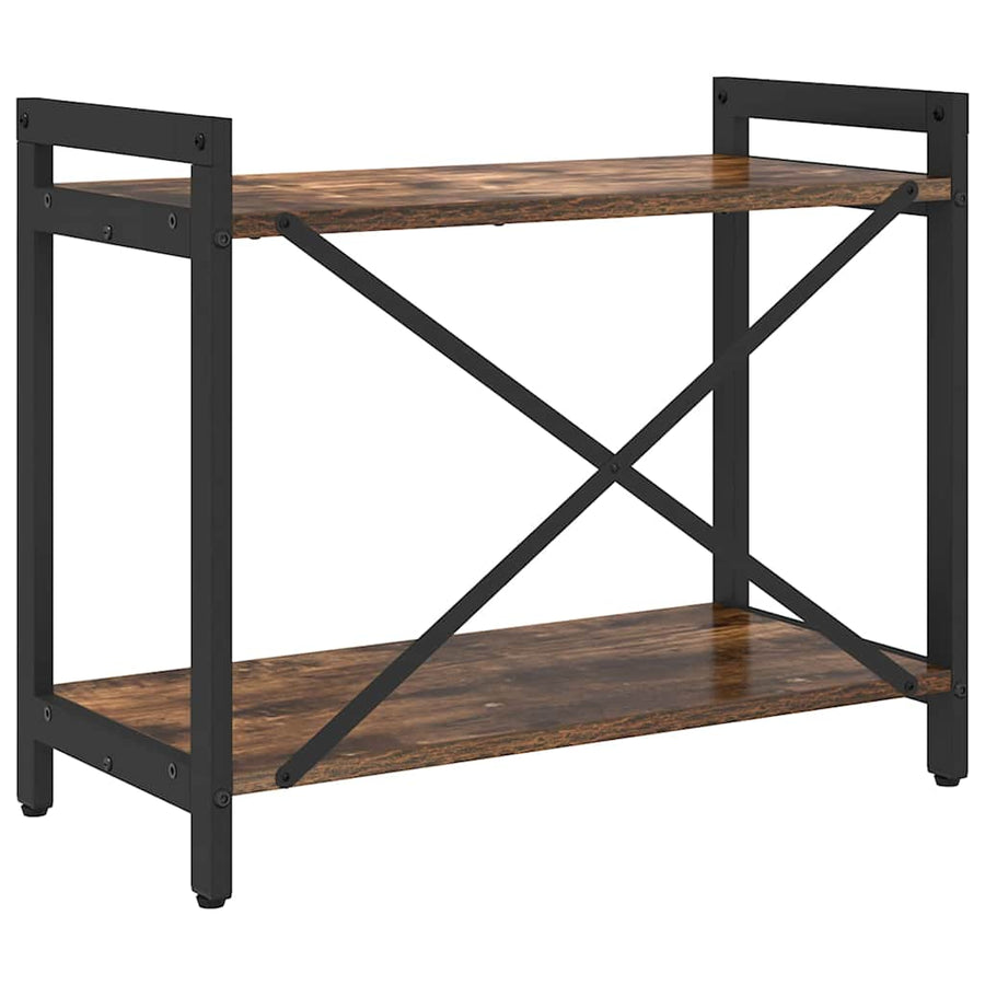 Boekenkast Gerookt eiken 60 x 30 x 48.5 cm Bewerkt hout