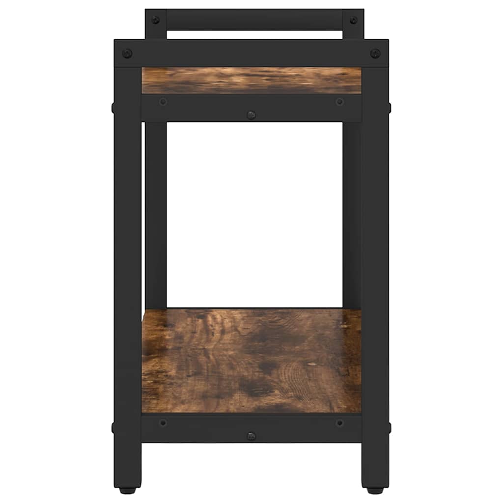 Boekenkast Gerookt eiken 60 x 30 x 48.5 cm Bewerkt hout