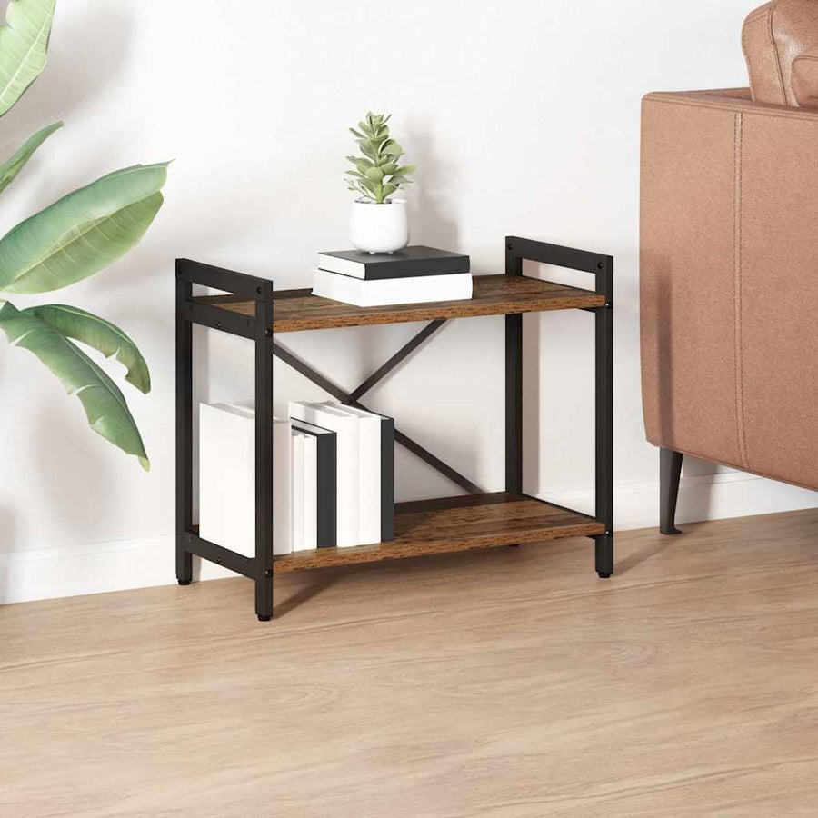 Boekenkast Oud hout 60 x 30 x 48.5 cm Bewerkt hout