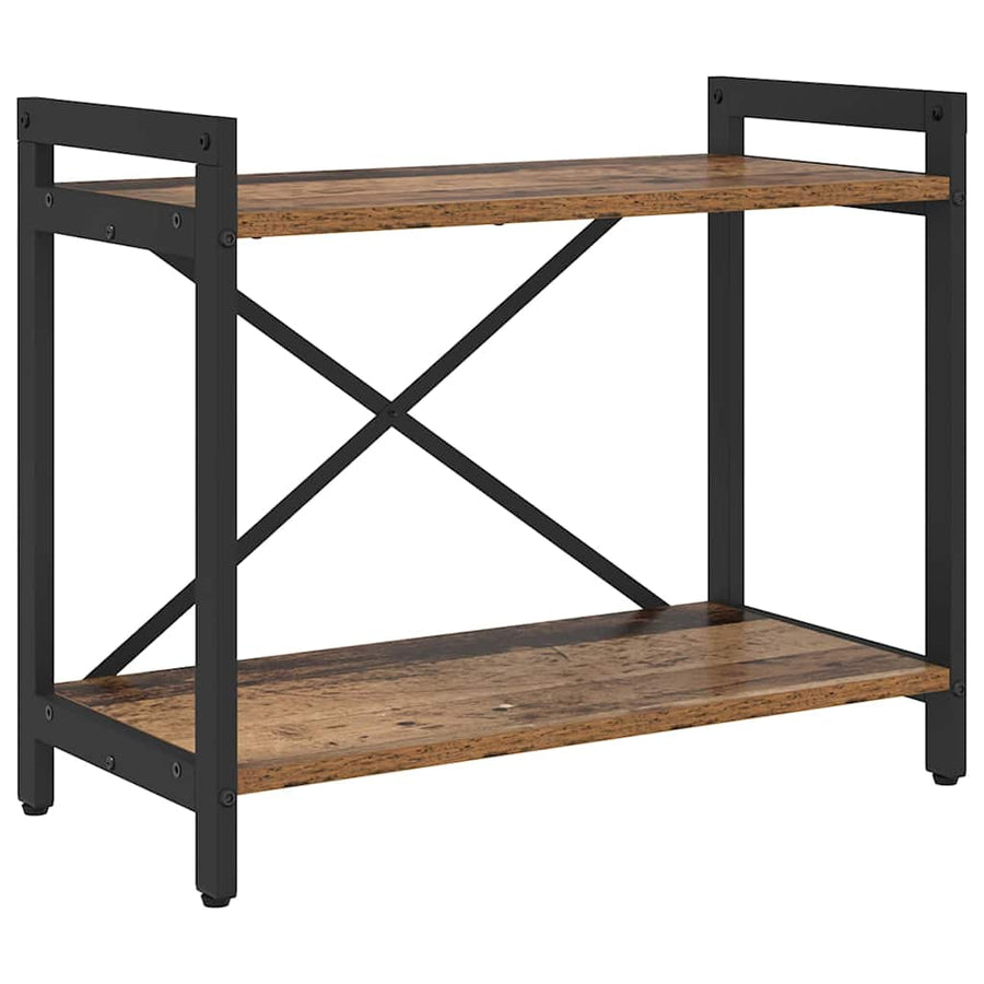 Boekenkast Oud hout 60 x 30 x 48.5 cm Bewerkt hout