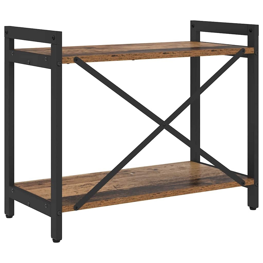 Boekenkast Oud hout 60 x 30 x 48.5 cm Bewerkt hout