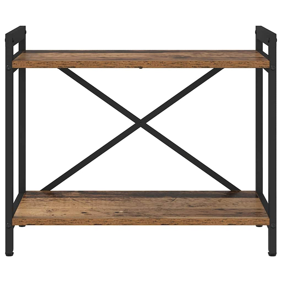 Boekenkast Oud hout 60 x 30 x 48.5 cm Bewerkt hout