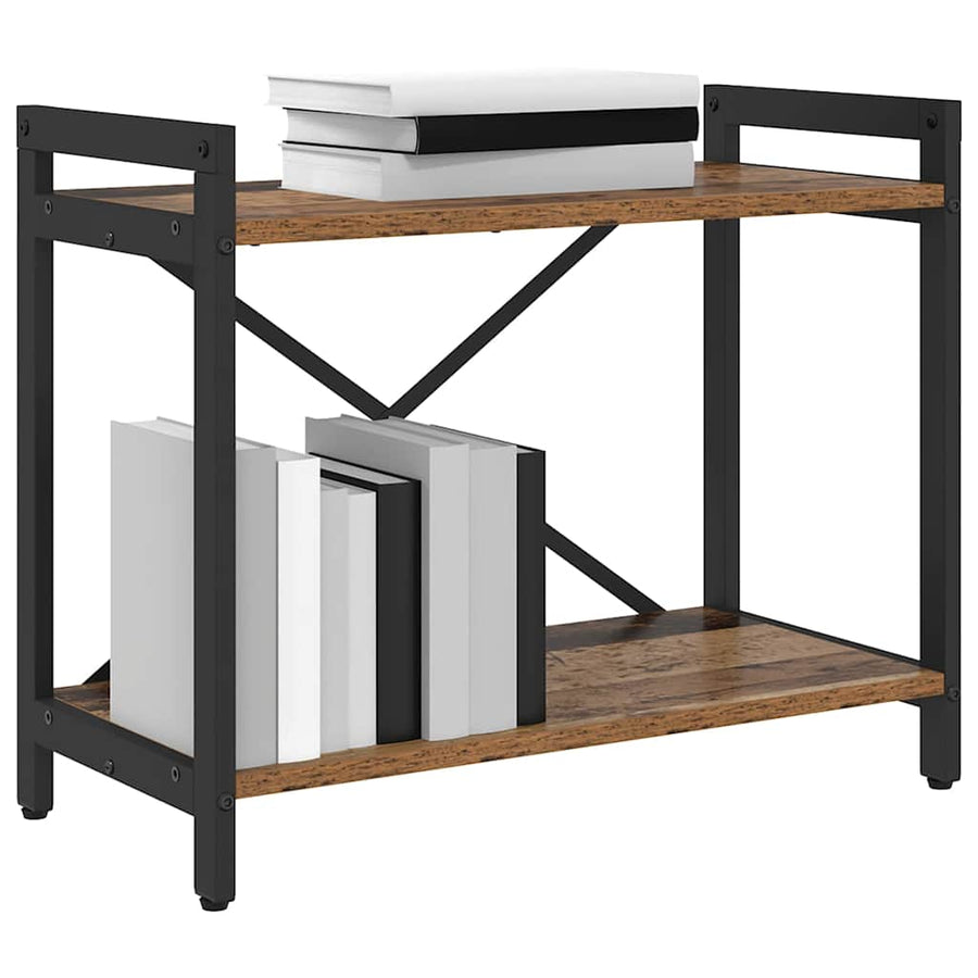 Boekenkast Oud hout 60 x 30 x 48.5 cm Bewerkt hout