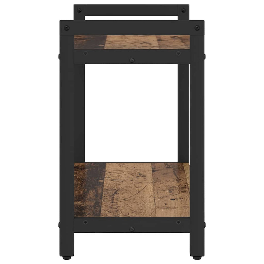 Boekenkast Oud hout 60 x 30 x 48.5 cm Bewerkt hout