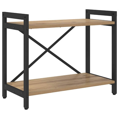 Boekenkast artisanaal eikenkleurig 60 x 30 x 48.5 cm