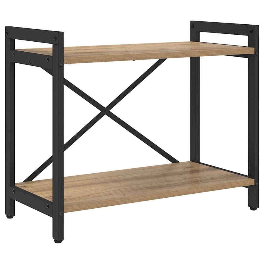 Boekenkast artisanaal eikenkleurig 60 x 30 x 48.5 cm
