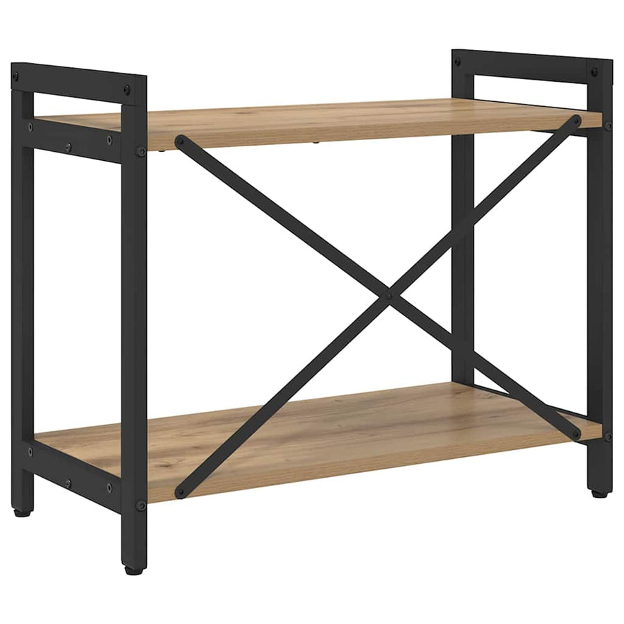 Boekenkast artisanaal eikenkleurig 60 x 30 x 48.5 cm