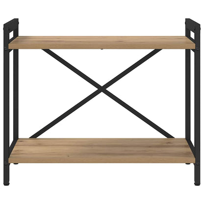 Boekenkast artisanaal eikenkleurig 60 x 30 x 48.5 cm