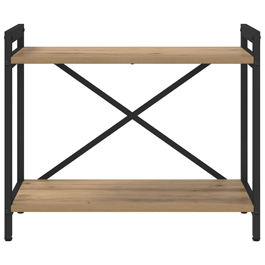 Boekenkast artisanaal eikenkleurig 60 x 30 x 48.5 cm