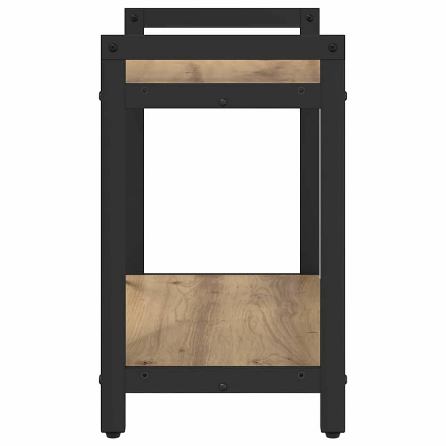 Boekenkast artisanaal eikenkleurig 60 x 30 x 48.5 cm