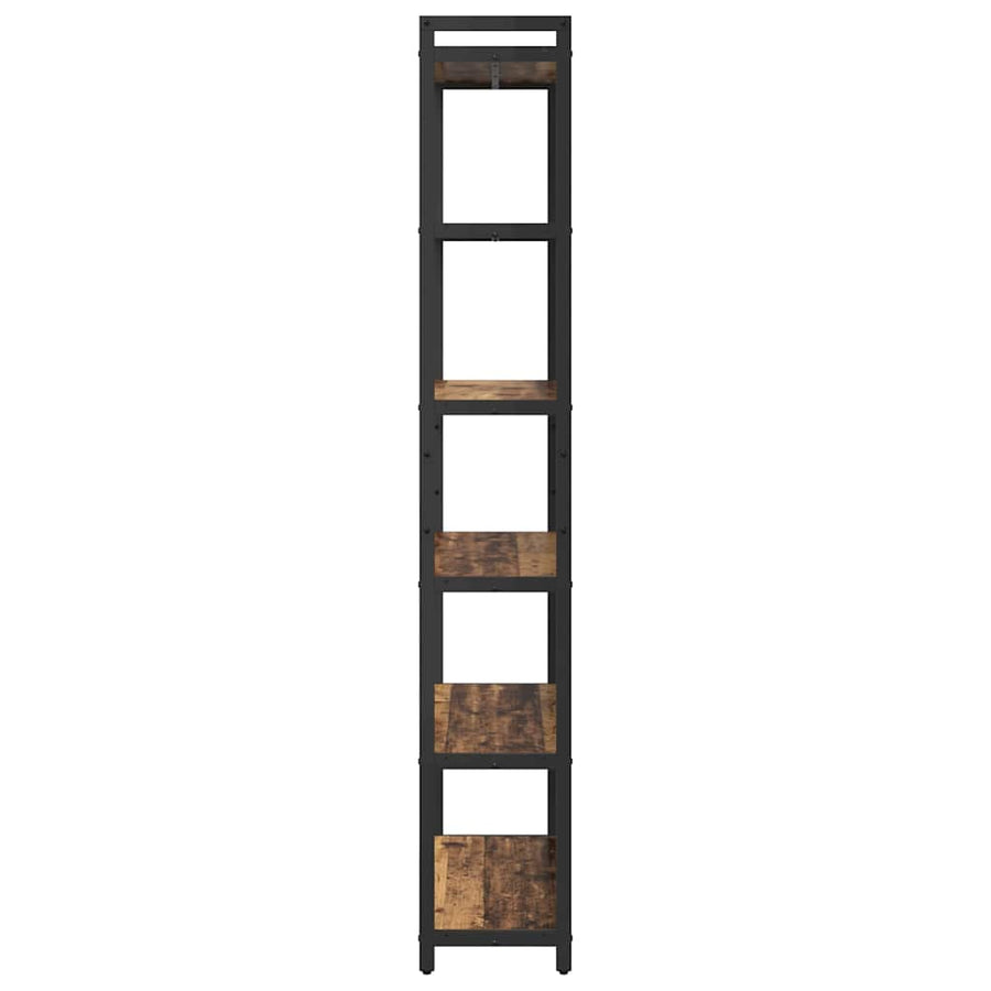 Boekenkast Oud hout 80 x 30 x 188 cm Bewerkt hout
