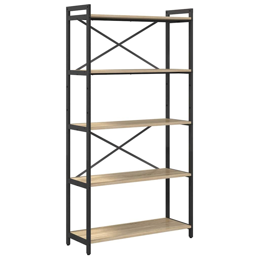 Boekenkast Sonoma eiken 80 x 30 x 153 cm Bewerkt hout