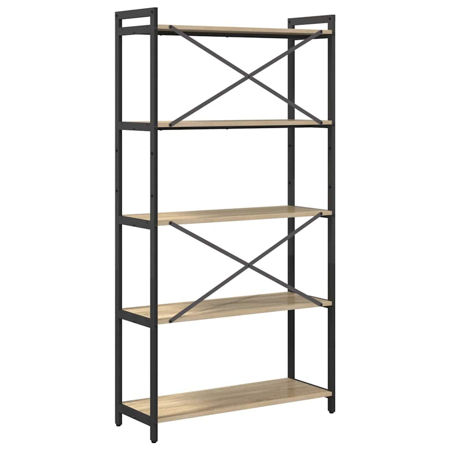 Boekenkast Sonoma eiken 80 x 30 x 153 cm Bewerkt hout