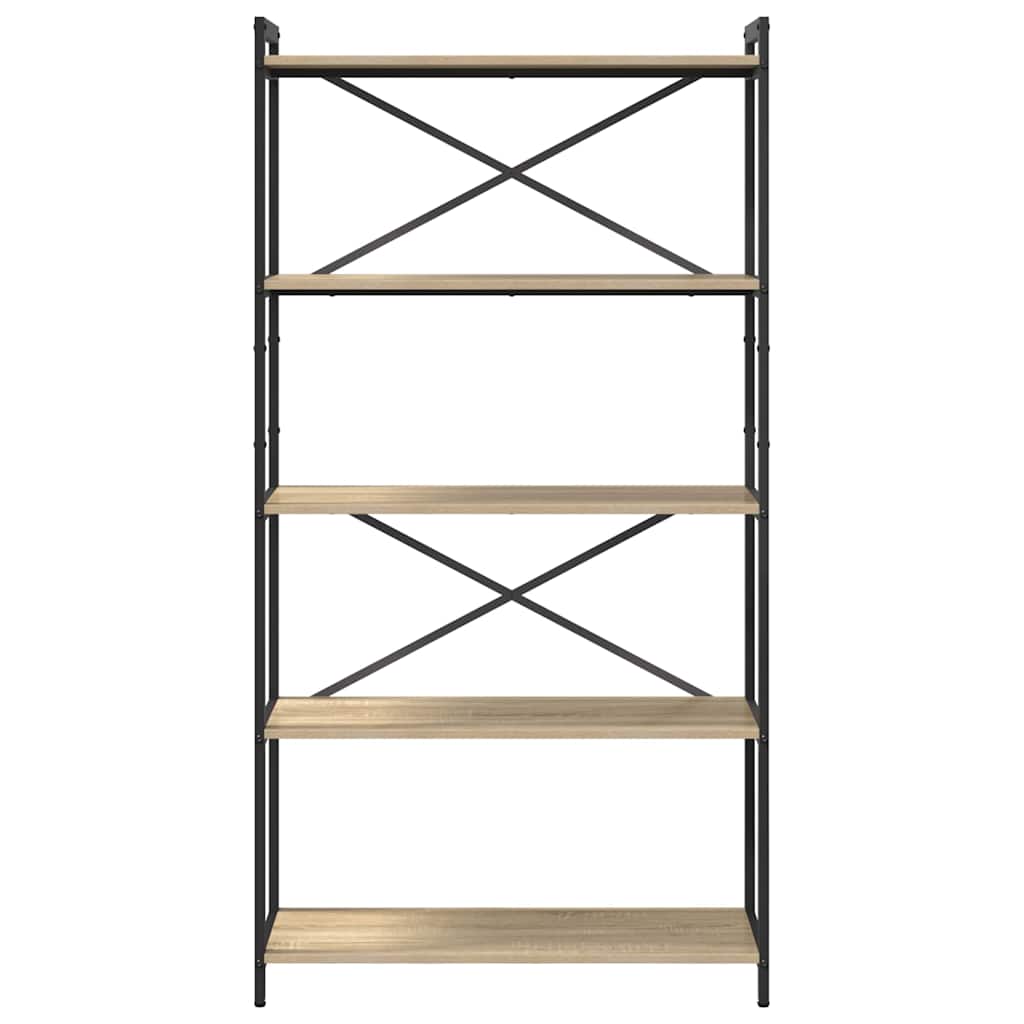 Boekenkast Sonoma eiken 80 x 30 x 153 cm Bewerkt hout