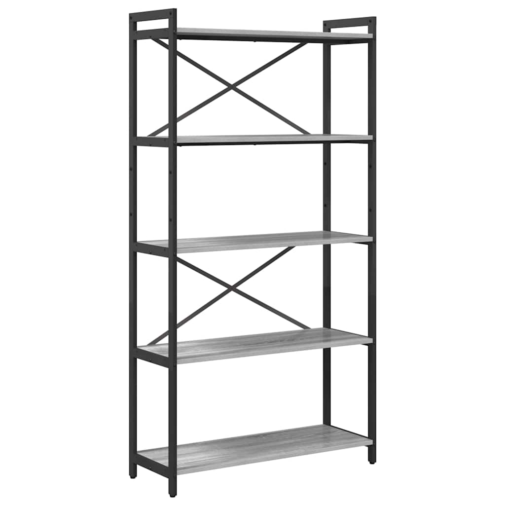 Boekenkast Grijs sonoma 80 x 30 x 153 cm Bewerkt hout