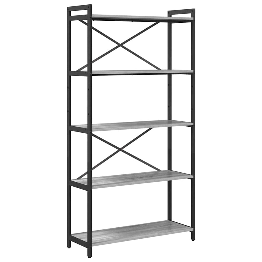 Boekenkast Grijs sonoma 80 x 30 x 153 cm Bewerkt hout