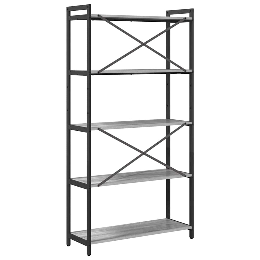 Boekenkast Grijs sonoma 80 x 30 x 153 cm Bewerkt hout