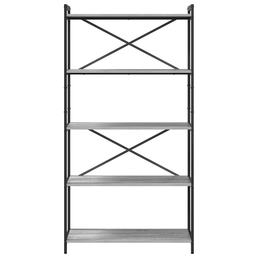 Boekenkast Grijs sonoma 80 x 30 x 153 cm Bewerkt hout