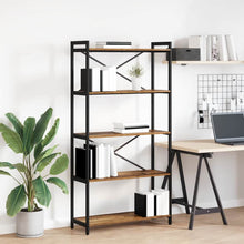 Boekenkast Oud hout 80 x 30 x 153 cm Hout en staal