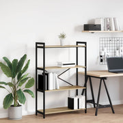 Boekenkast 80x30x118 cm sonoma eiken spaanplaat