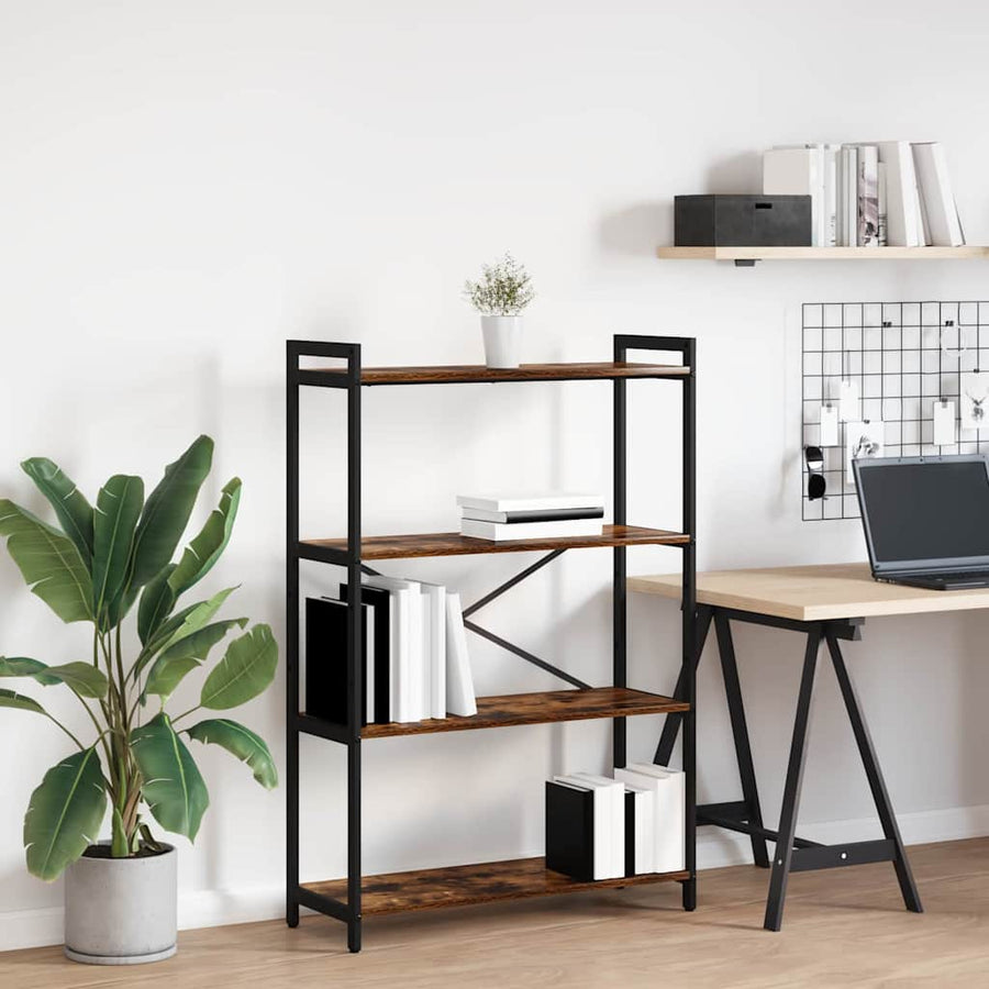 Boekenkast Gerookt eiken 80 x 30 x 118 cm Hout