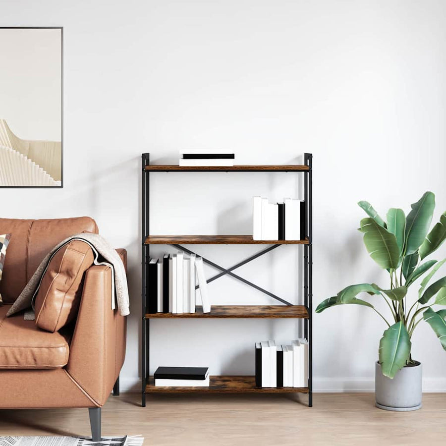 Boekenkast Gerookt eiken 80 x 30 x 118 cm Hout