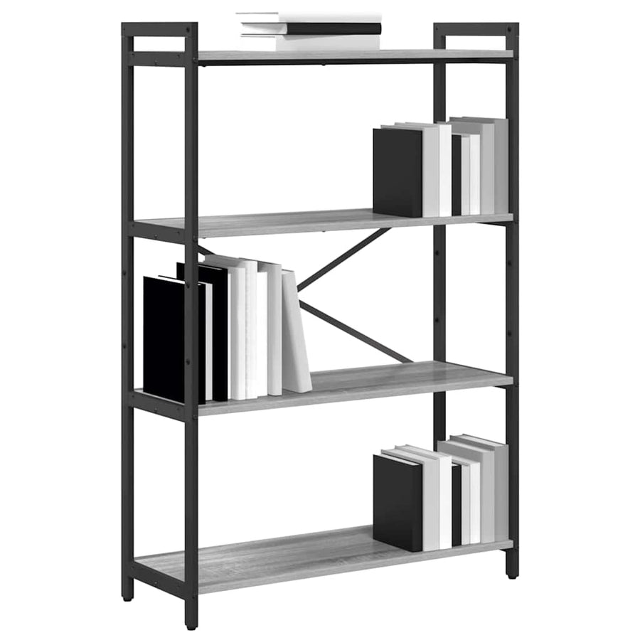 Boekenkast Grijs sonoma 80 x 30 x 118 cm Bewerkt hout