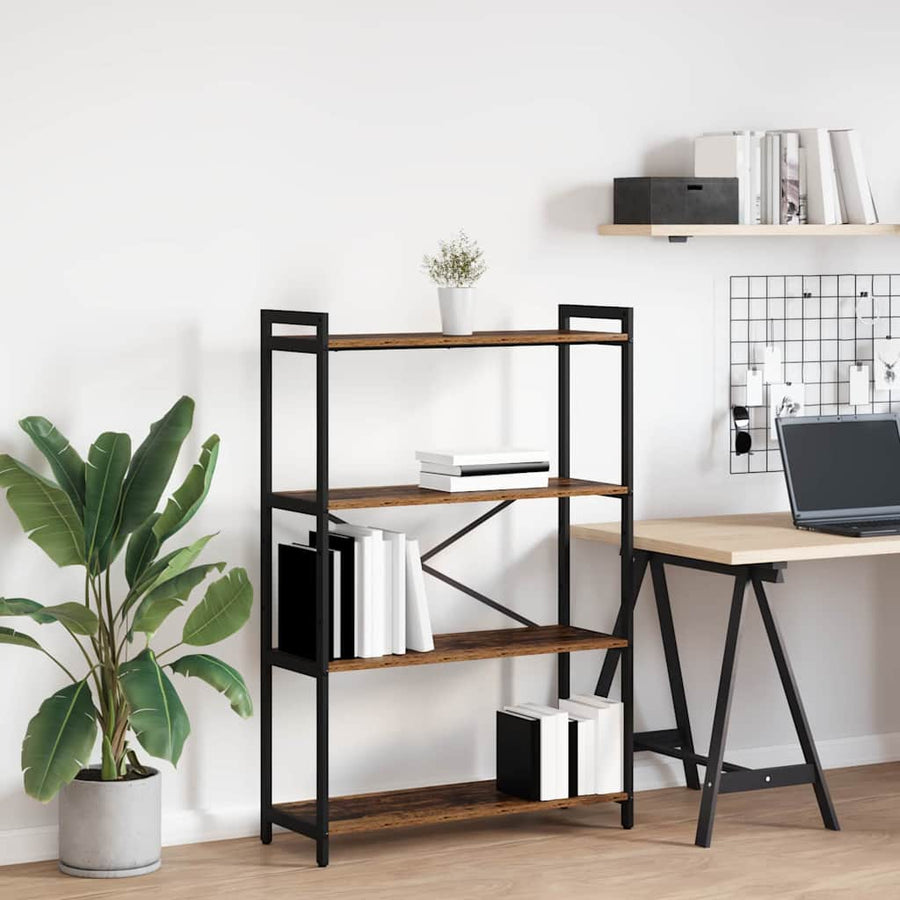Boekenkast Oud hout 80 x 30 x 118 cm Spaanplaat