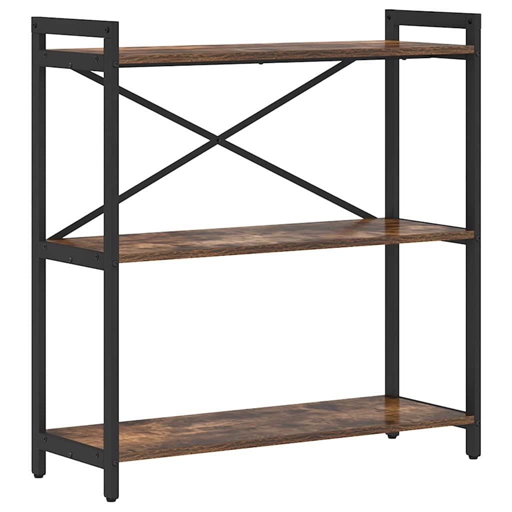 Boekenkast Gerookt eiken 80 x 30 x 83 cm Spaanplaat