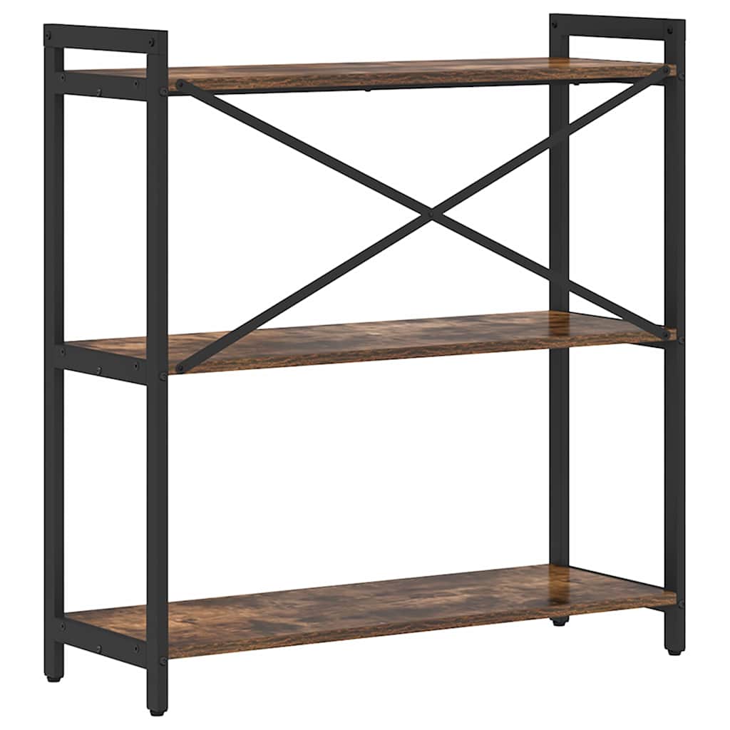 Boekenkast Gerookt eiken 80 x 30 x 83 cm Spaanplaat