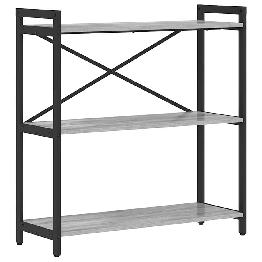 Boekenkast Grijs sonoma 80 x 30 x 83 cm Bewerkt hout