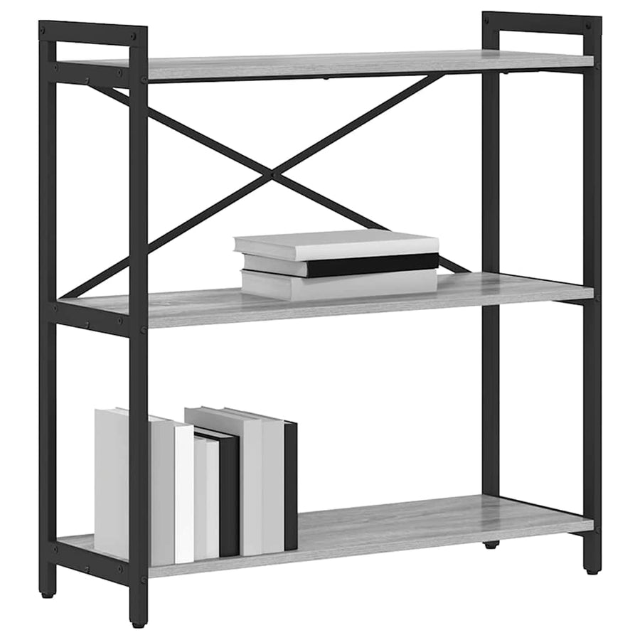 Boekenkast Grijs sonoma 80 x 30 x 83 cm Bewerkt hout