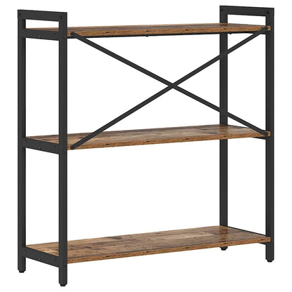 Boekenkast Oud hout 80 x 30 x 83 cm Bewerkt hout